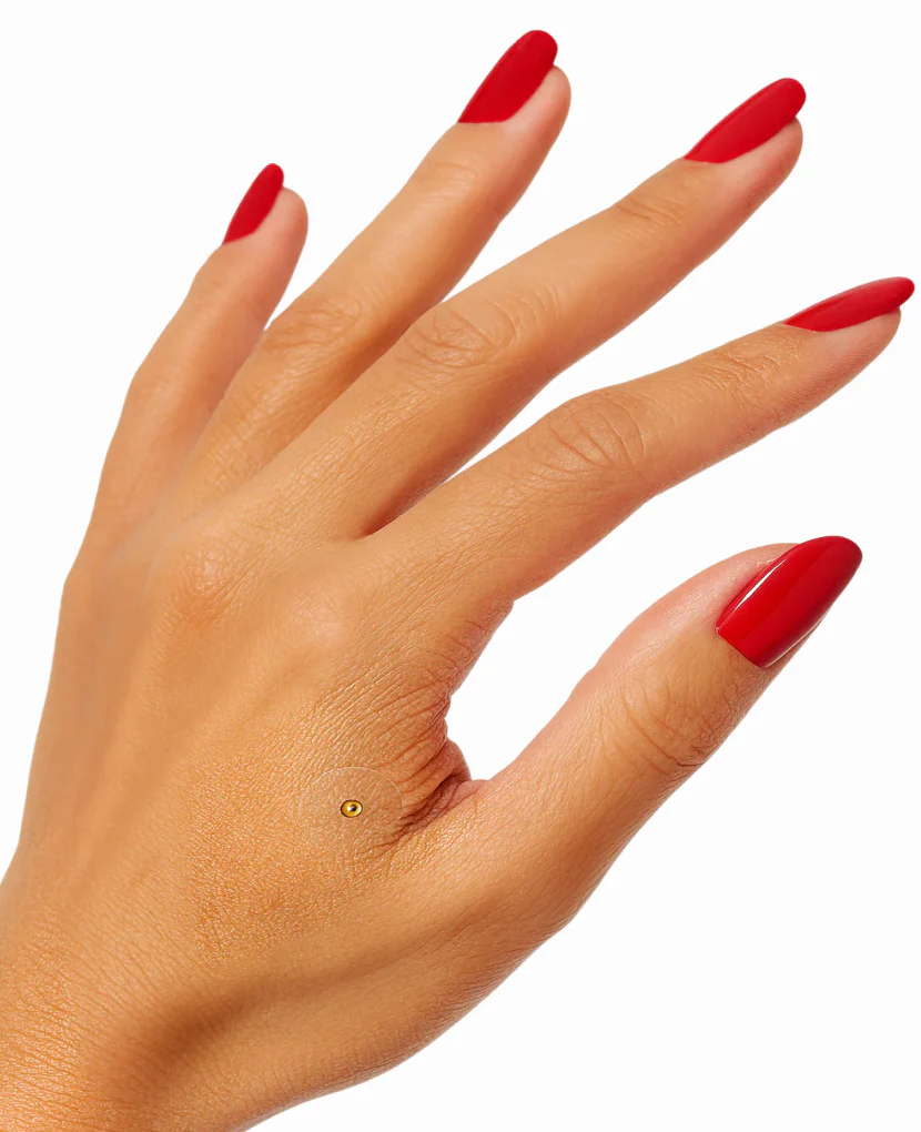 24k Gold Plated Acupressure Ear Seed Kit for Natural Pregnancy Self-Care - Image 3